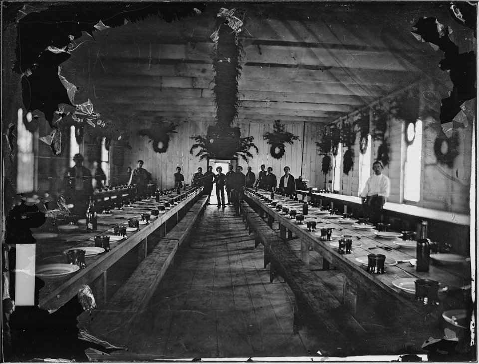 Soldiers' dining hall - NARA - 529149