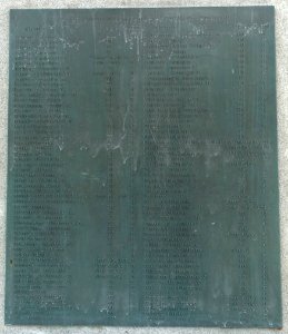 Soldiers Monument names - Spencer, Massachusetts - DSC02296 photo
