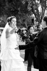 Wedding white dress photo