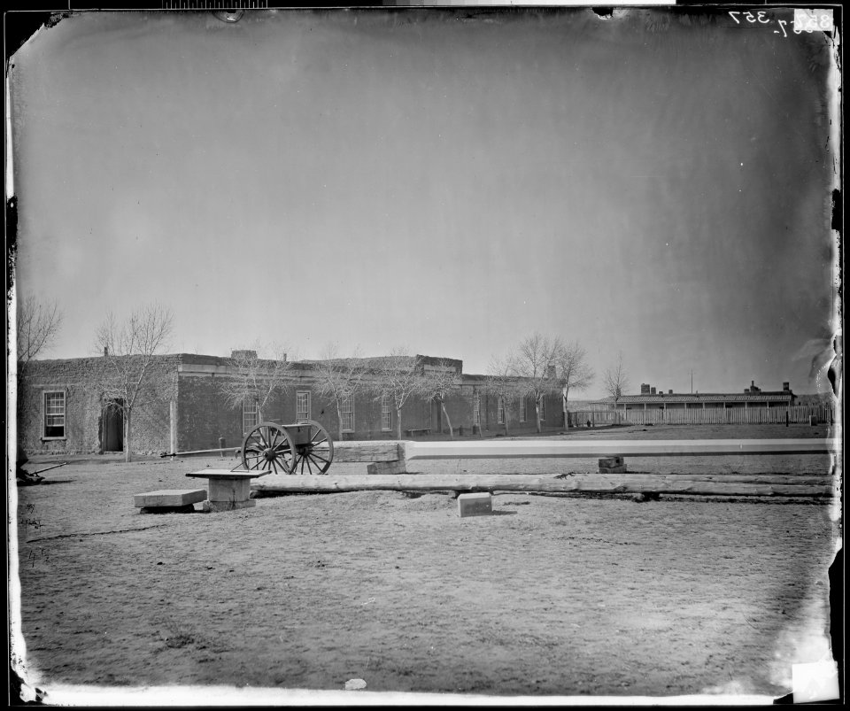 SOLDIERS' QUARTERS, FORT MARCY, SANTA FE, NEW MEXICO - NARA - 524308
