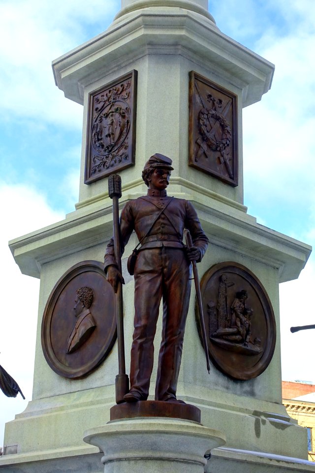 Soldiers' Monument, figure 4 of 4 - Worcester, MA - DSC04018 photo