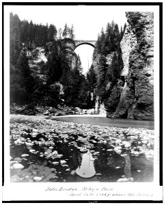 Solis Bridge. Schyn Pass. Said to be 1458 ft. above the Albula LCCN94514184