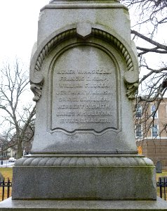 Soldiers' Monument inscription - Westborough, Massachusetts - DSC04937