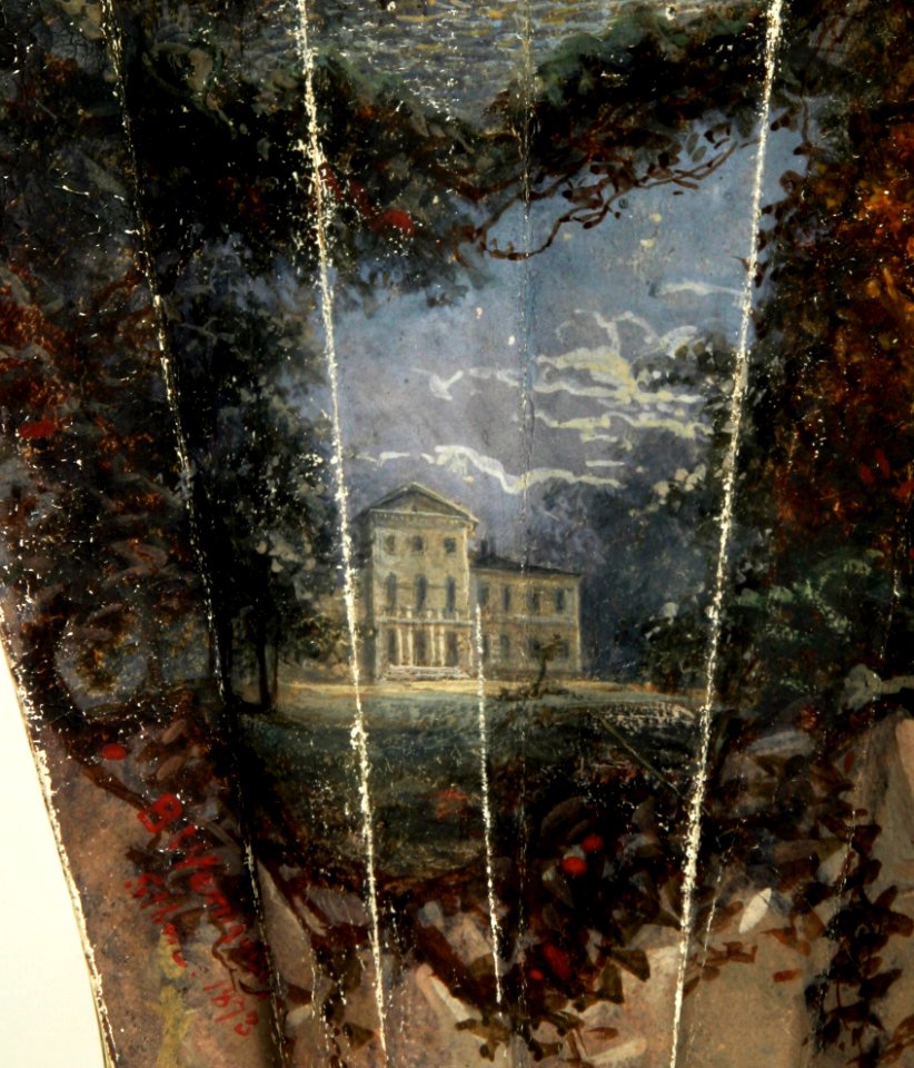 Solfjäder detalj - Livrustkammaren - 39615