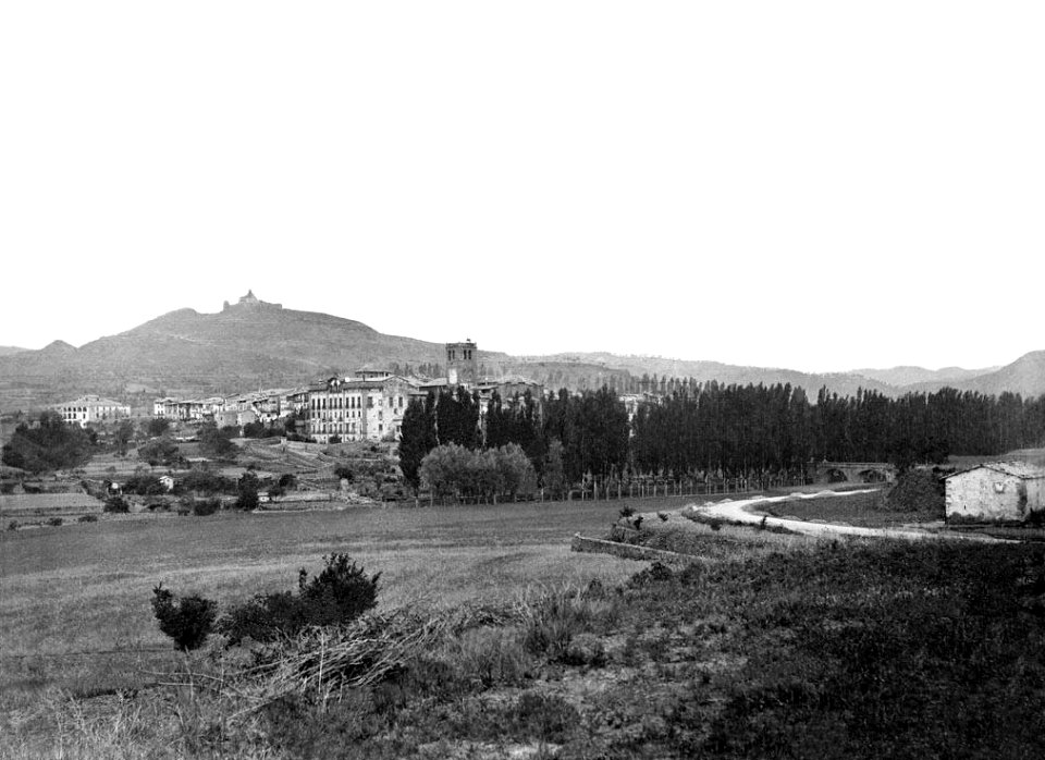 Solsona vista des del turó de Figueres (Restored)