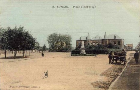 Somain - Place Victor Hugo en 1908