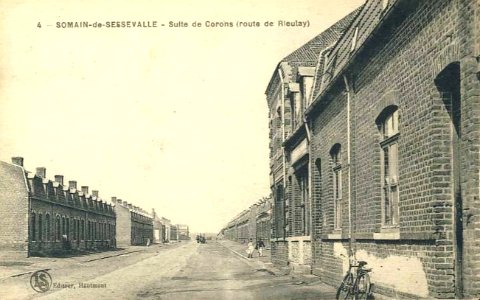 Somain - Corons de la Fosse De Sessevalle, route de Rieulay