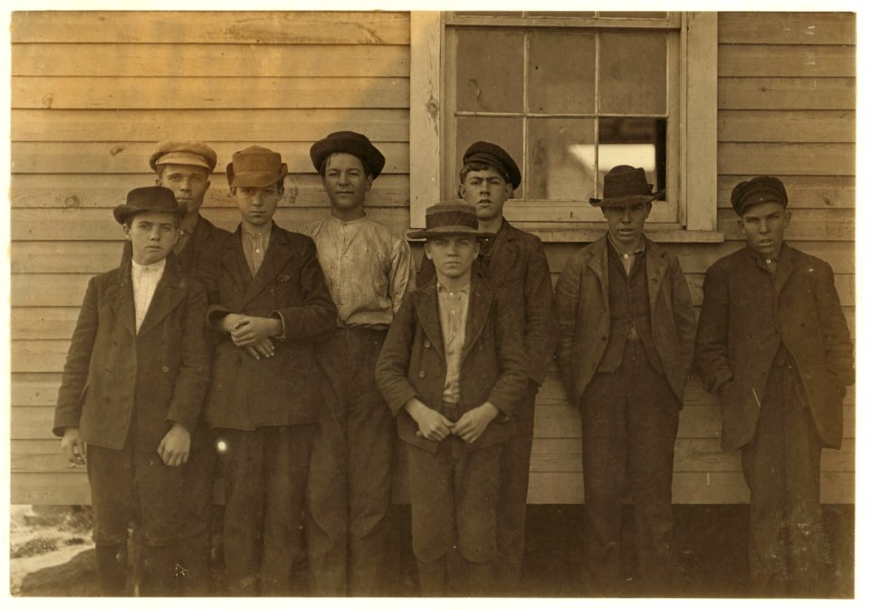 Some adolescents working in Maple Cotton Mill, Dillon, S.C. LOC nclc.01482