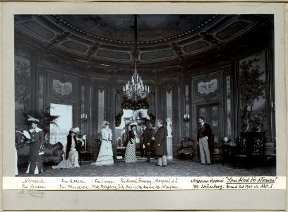 Som blad för stormen, Dramatiska teatern 1903. Föreställningsbild - SMV - H14 046