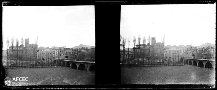 Solsona vista des de l'entrada del poble