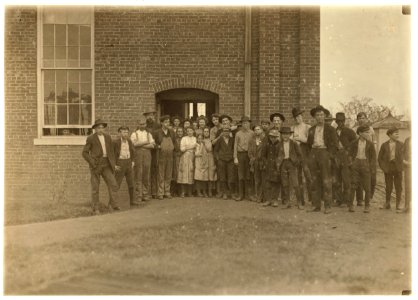 Some of the children in King Cotton Mill. Augusta, Ga. LOC nclc.01643 photo