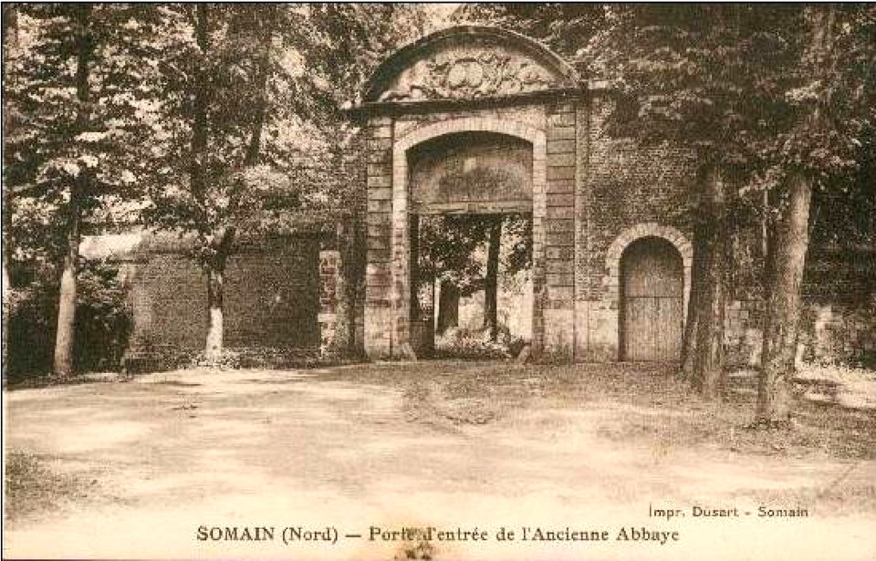 Somain - Porte d'entrée du Prieuré de Beaurepaire