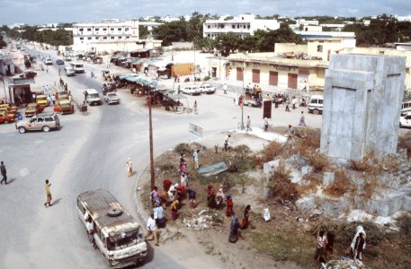 SomaliaStrassenkreuzung1993 photo