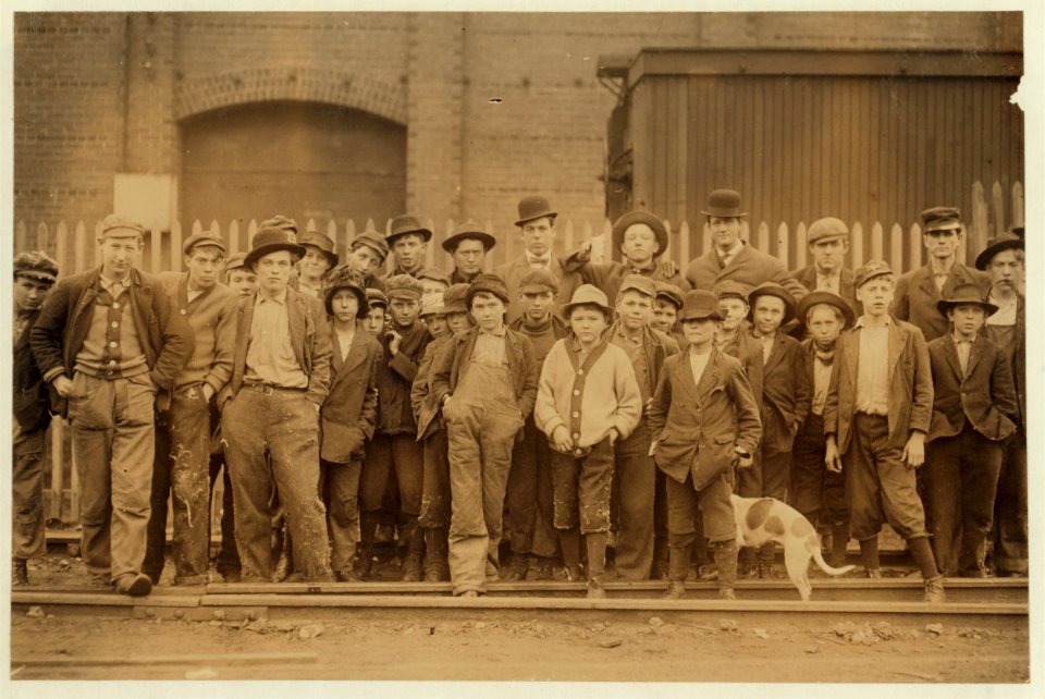 Some of the boys (not the youngest working) in Brookside Cotton Mills. Many youngsters work here. LOC nclc.02029