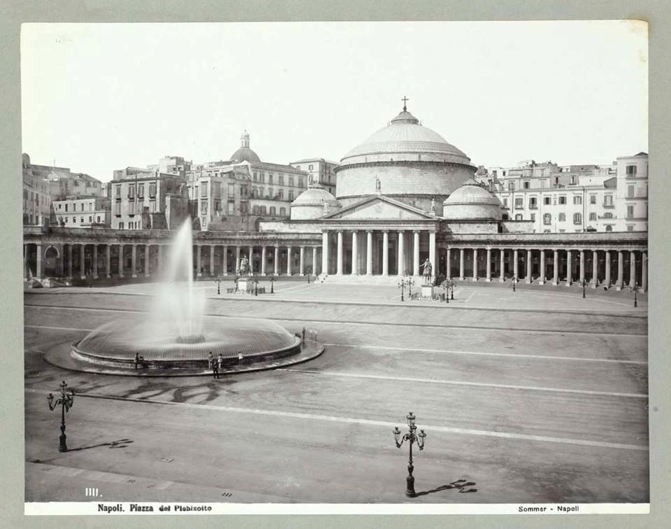 Sommer, Giorgio (1834-1914) - n. 1111 - Napoli - Piazza del Plebiscito