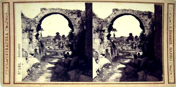 Sommer, Giorgio (1834-1914) & Behles, Edmond (1841-1924) - n. 0581 - Siracusa - Anfiteatro