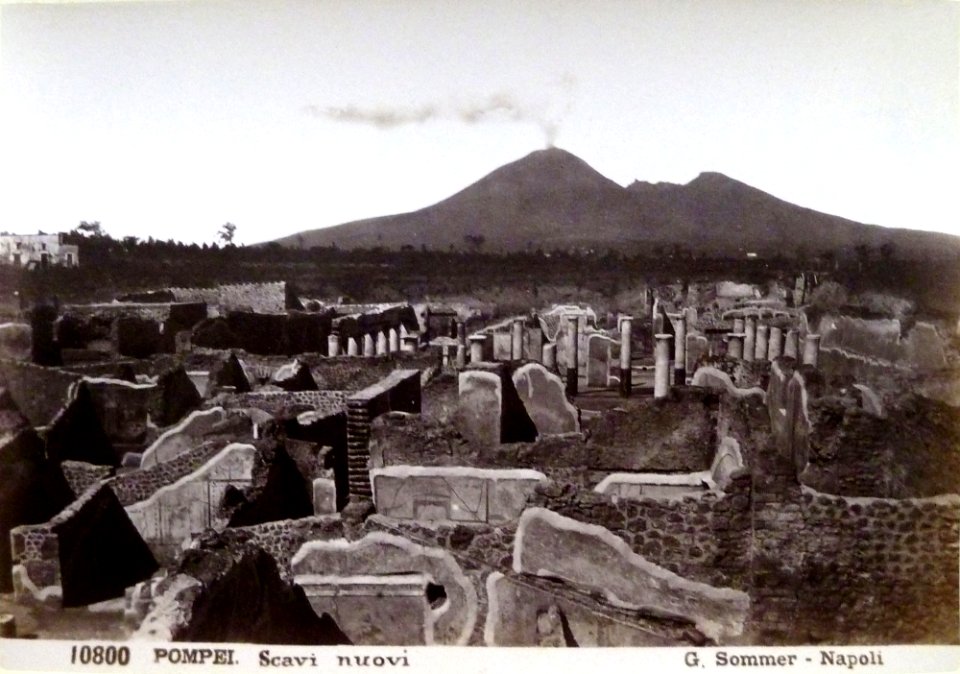 Sommer, Giorgio (1834-1914) - n. 10800 - Pompei - Scavi nuovi