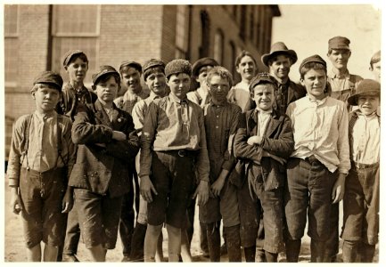 Some of the boys in the Wellingham Cotton Mills, Macon, Ga. LOC nclc.01615 photo
