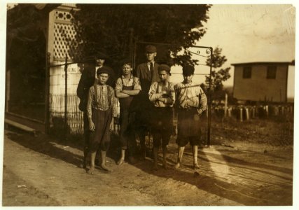 Some of the young workers in Schoolfield Cotton Mills, Danville, Va. The very young would not be photographed. LOC nclc.02162
