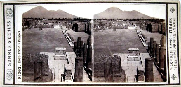 Sommer, Giorgio (1834-1914) & Behles, Edmond (1841-1924) - n. 0302 - Foro civile - Pompei