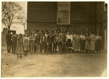 Some of the youngsters (not all) that are at work in Bibb Mill No. 2, Macon Ga. LOC nclc.01628 photo