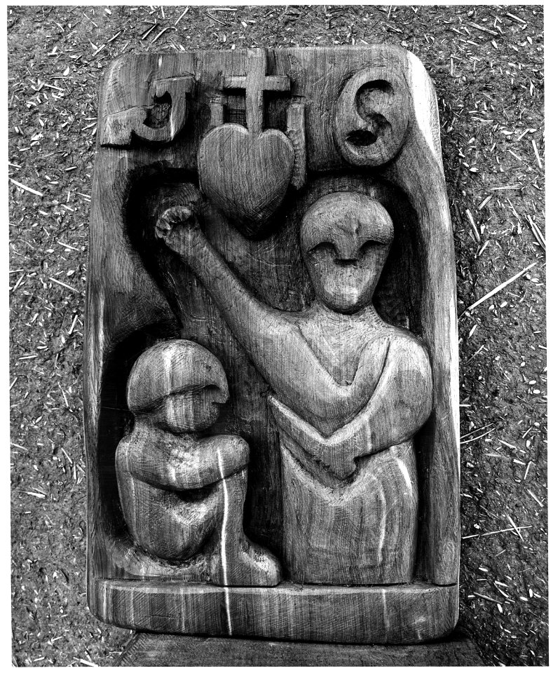 Taos County, New Mexico. Wood carvings of Patrocina Barela - NARA - 521864