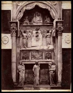 Sommer, Giorgio (1834-1914) - n. 11730 - Napoli, S. Angelo a Nilo, Tomba di Brancaccio