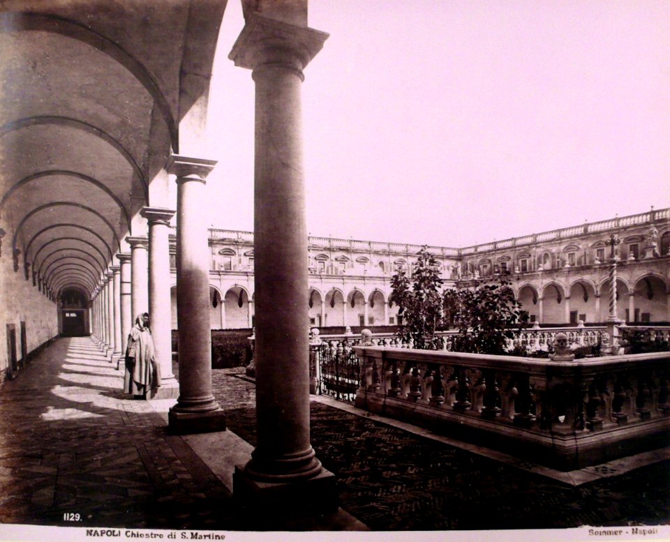 Sommer, Giorgio (1834-1914) - n. 1129 - Chiostro di S. Martino