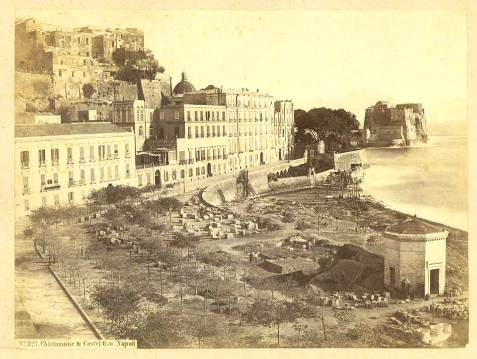 Sommer, Giorgio (1834-1914) - n. 1121 ter - Chiatamone e Castel Ovo - Napoli