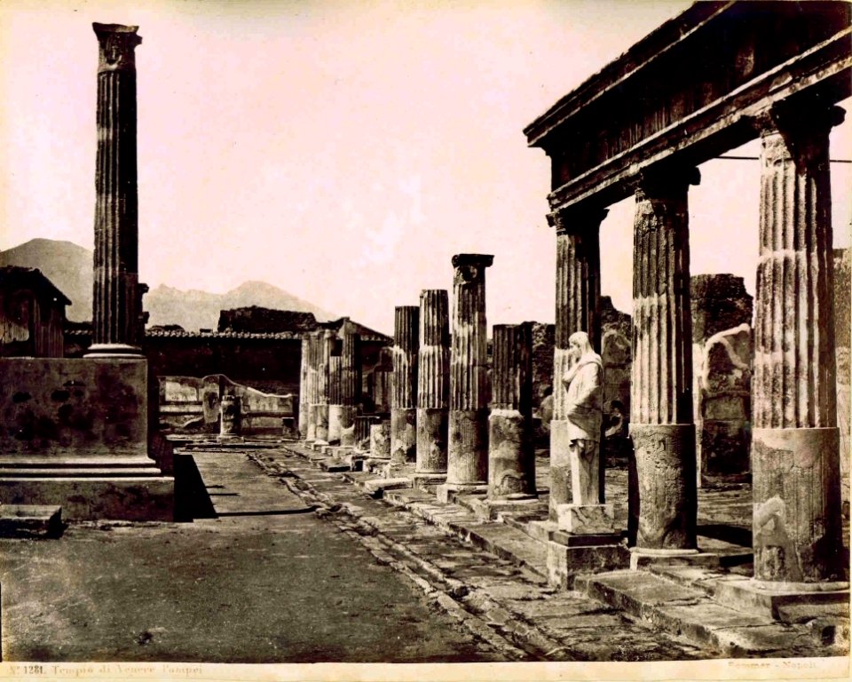 Sommer, Giorgio (1834-1914) - n. 1281 - Pompei - Tempio di Venere