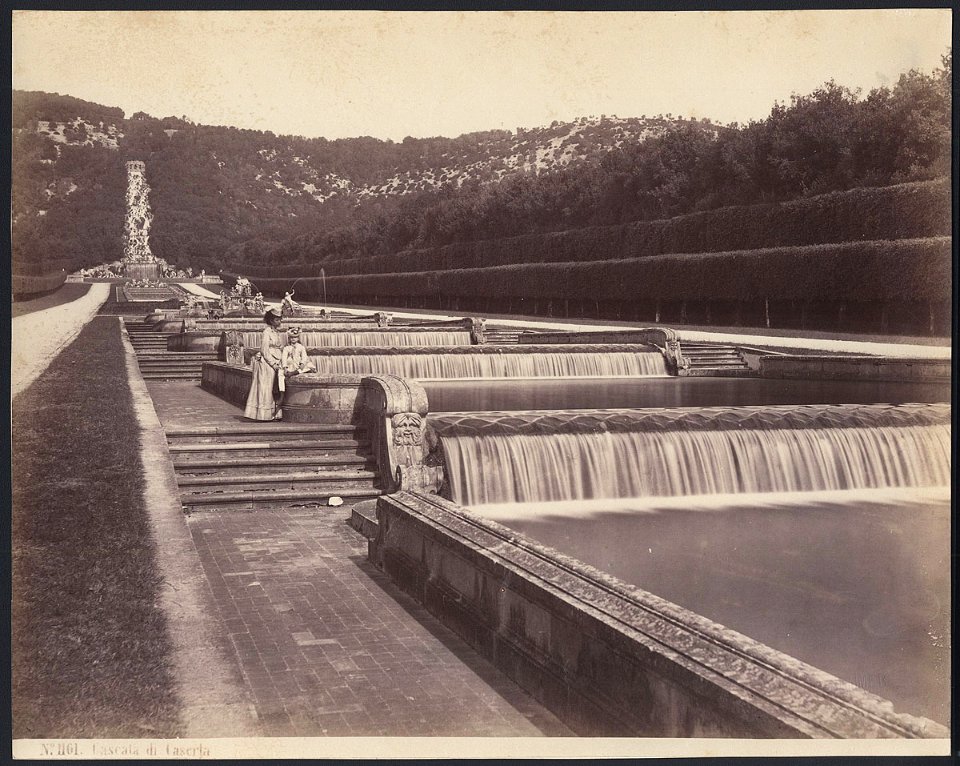 Sommer, Giorgio (1834-1914) - n. 1161 - Cascata di Caserta