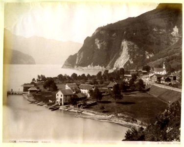 Sommer, Giorgio (1834-1914) - n. 12126 - Gotthardbahn Sisikon