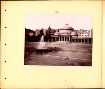 Sommer, Giorgio (1834-1914) - n. 1111 - Napoli, Piazza del Plebiscito