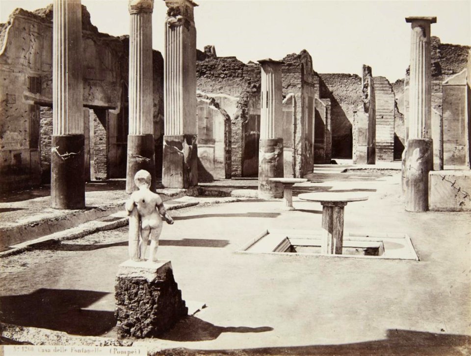 Sommer, Giorgio (1834-1914) - n. 1260 - Casa delle Fontanelle (Pompei)
