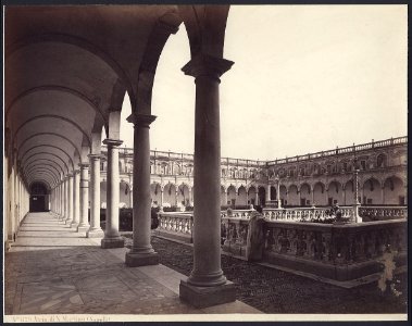 Sommer, Giorgio (1834-1914) - n. 1129 - Atrio di S. Martino (Napoli)