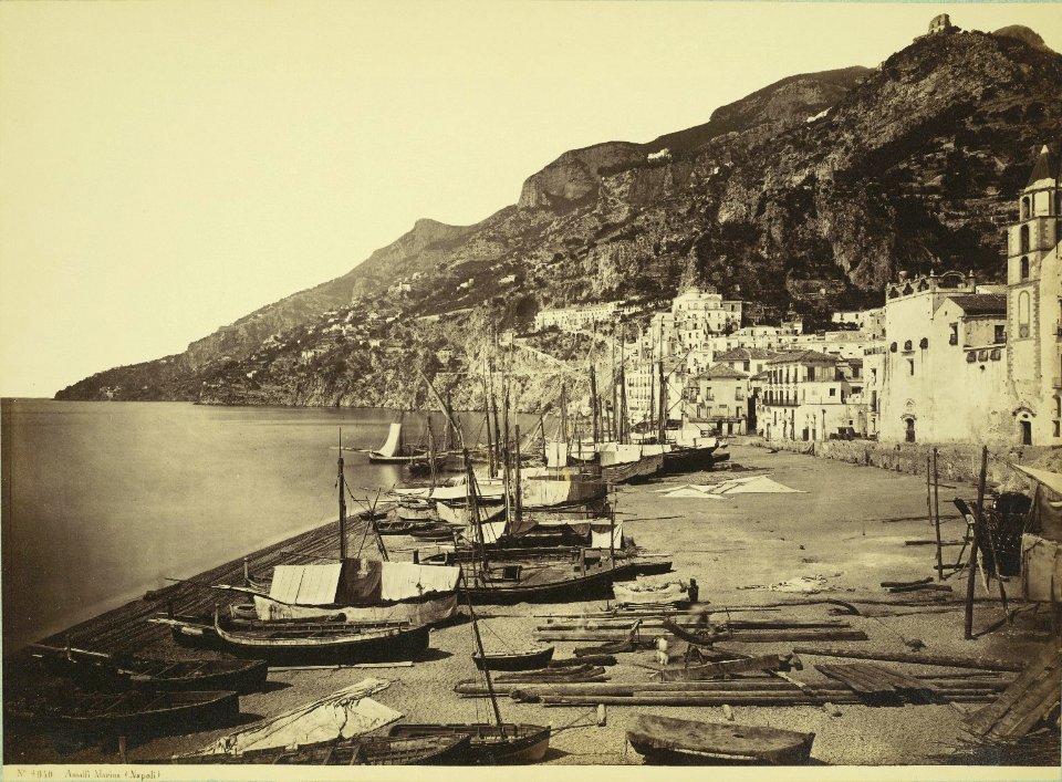 Sommer, Giorgio (1834-1914) - n. 4040 - Amalfi Marina (Napoli) - Cornell university website