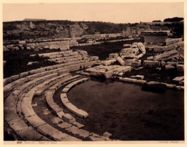 Sommer, Giorgio (1834-1914) - n. 2641 - Siracusa. Bagno di Diana (Ginnasio)