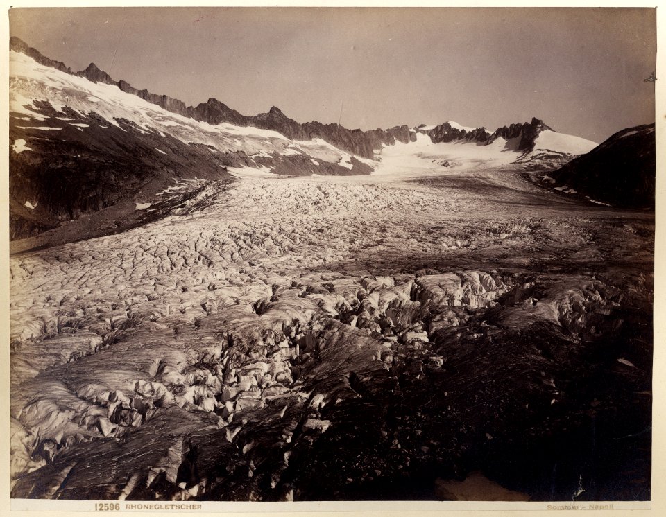 Sommer, Giorgio (1834-1914) - n. 12596 - Rhonegletscher
