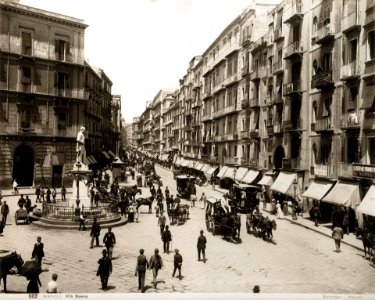 Sommer, Giorgio (1834-1914) - n. 1182 (bis) - Napoli - Via Roma