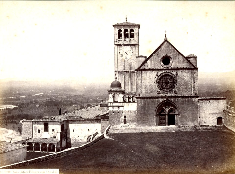 Sommer, Giorgio (1834-1914) - n. 1900 - Convento S. Francesco (Assisi)