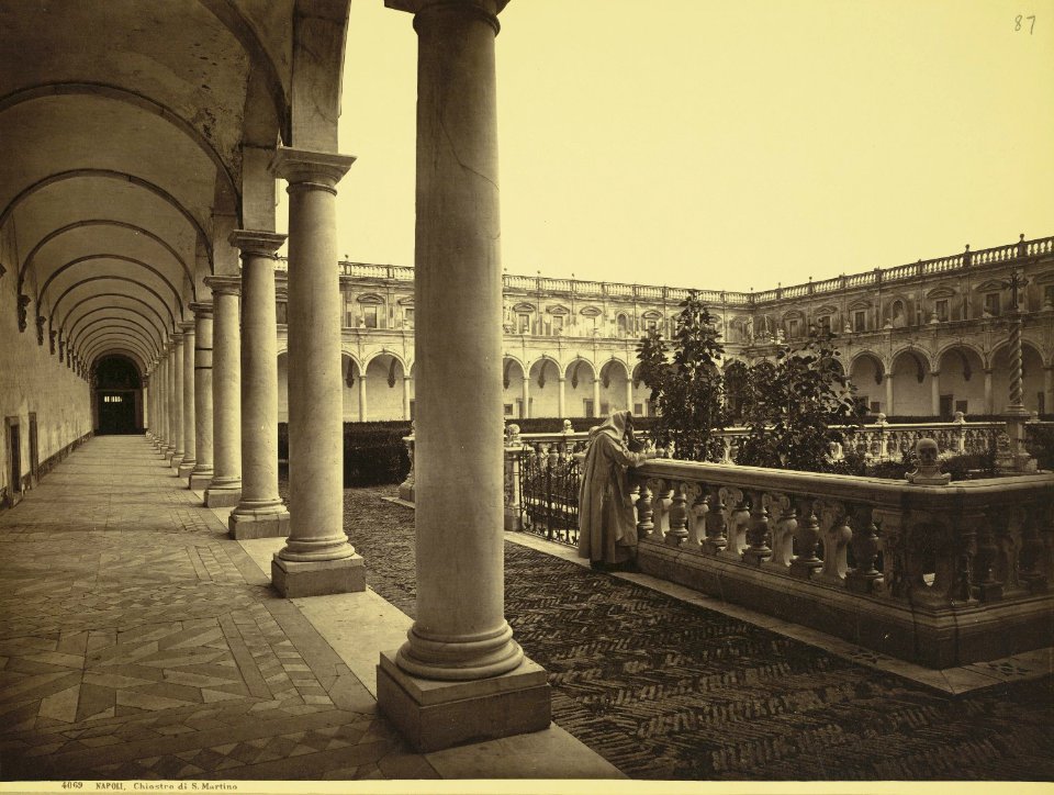 Sommer, Giorgio (1834-1914) - n. 4069 - Napoli - Chiostro di S. Martino - Cornell university website