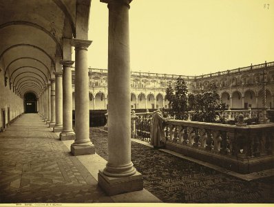 Sommer, Giorgio (1834-1914) - n. 4069 - Napoli - Chiostro di S. Martino - Cornell university website