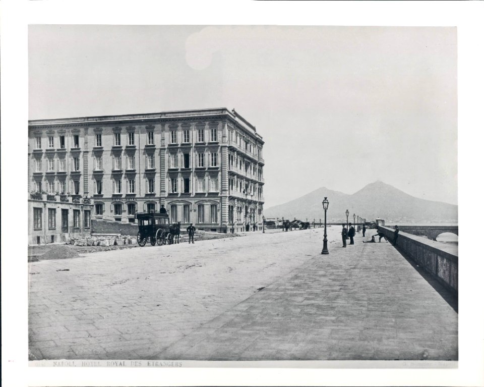 Sommer, Giorgio (1834-1914) - n. 6151 - NAPOLI, HOTEL ROYAL DES ETRANGERS bearbeitet