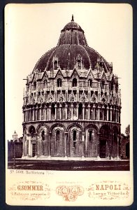 Sommer, Giorgio (1834-1914) - n. 5601. Battistero Pisa