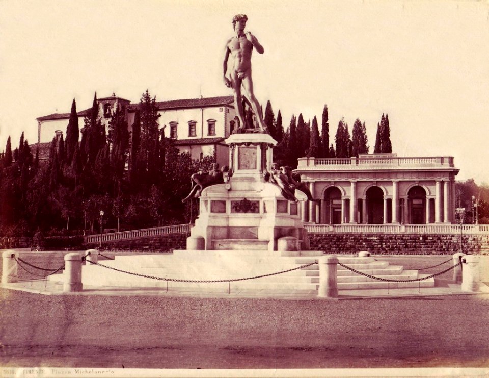 Sommer, Giorgio (1834-1914) - n. 3516 - Firenze - Piazza Michelangelo