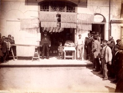 Sommer, Giorgio (1834-1914) - n. 9129 - Palermo - Fabbrica di maccheroni