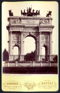 Sommer, Giorgio (1834-1914) - n. 5828 Arco della Pace (Milano)
