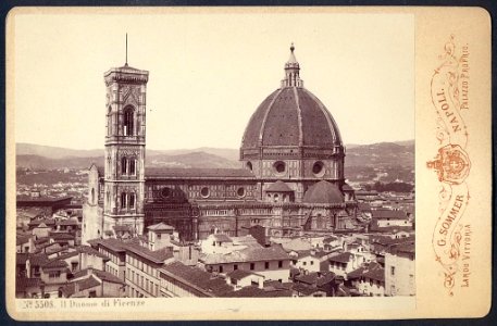 Sommer, Giorgio (1834-1914) - n. 5508 Il Duomo di Firenze.