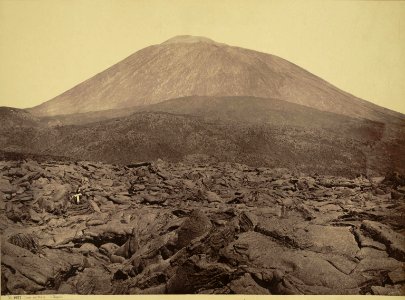 Sommer, Giorgio (1834-1914) - n. 4927 - Lava del Vesuvio (Napoli) - Cornell university website