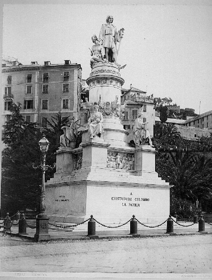 Sommer, Giorgio (1834-1914) - n. 12332 - Genova -Monumento a Colombo